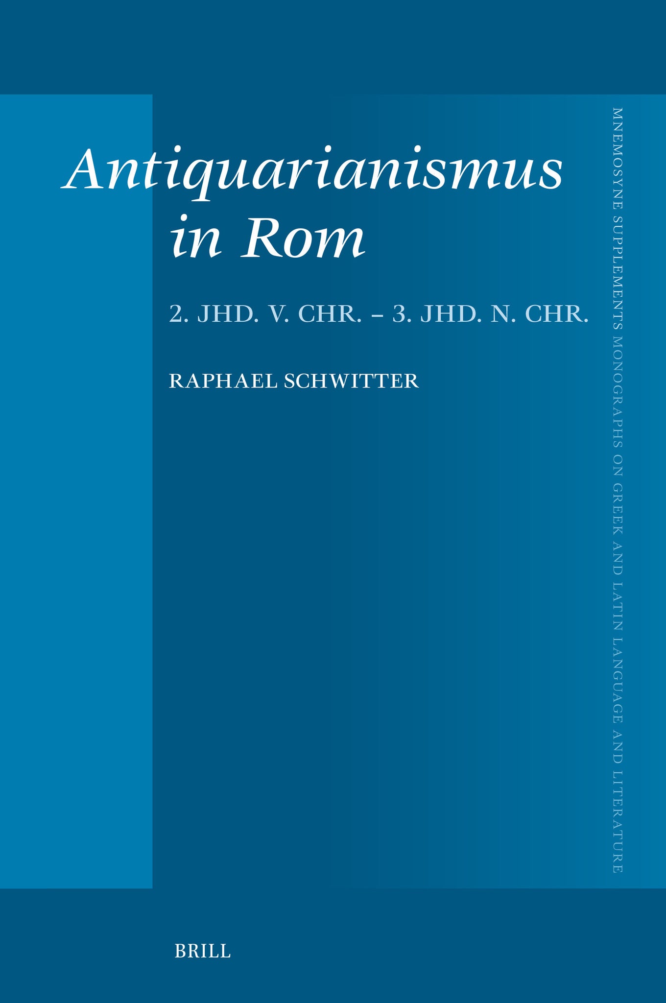 Cover image for Antiquarianismus in Rom ISBN 9789004705876